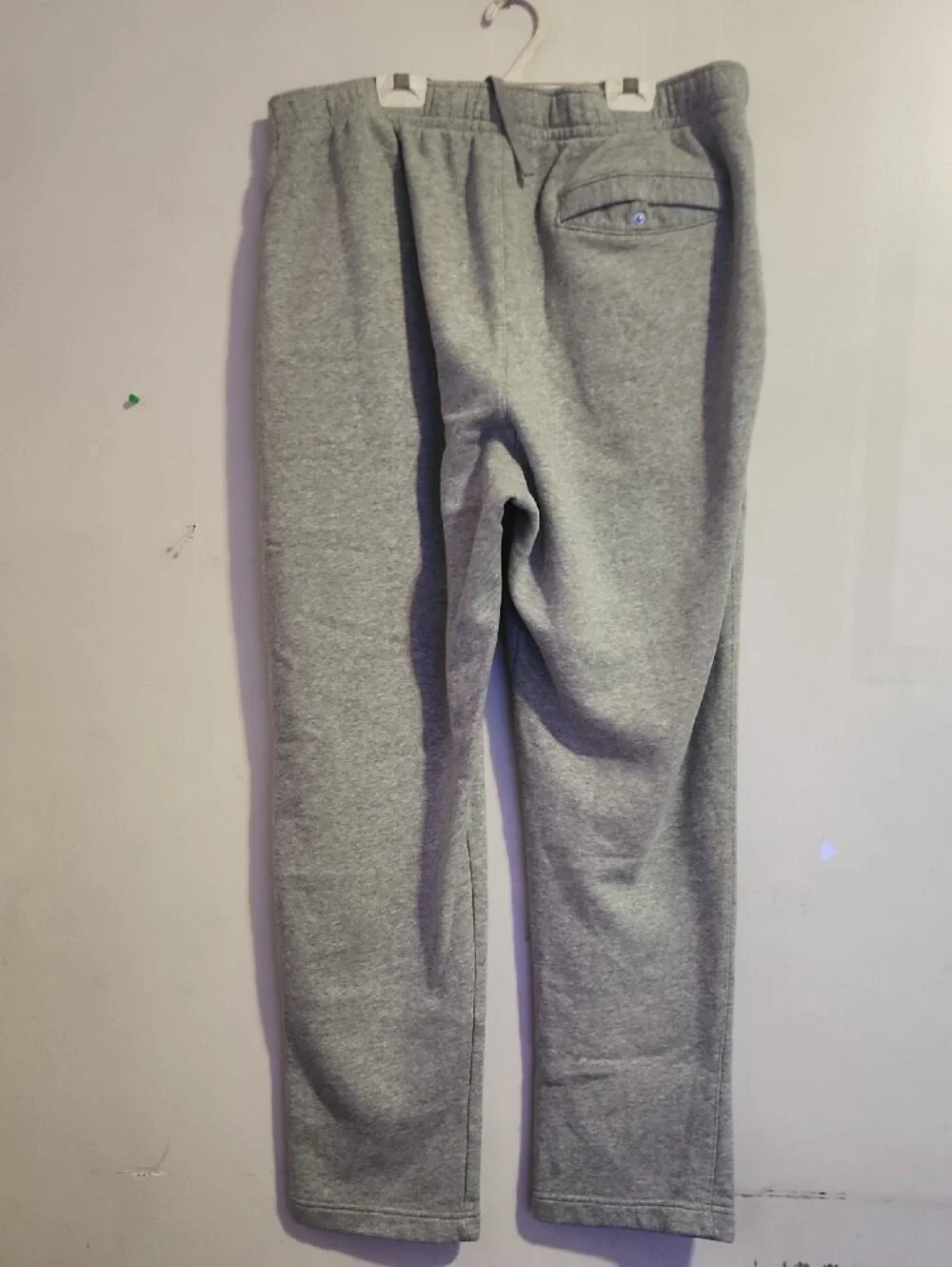 Nike Gray Sweatpants with White Swoosh